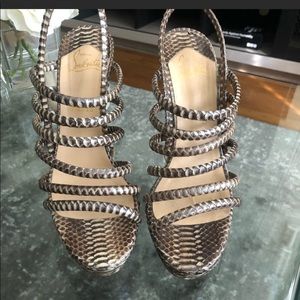 Christian Louboutin Python Heels